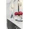 Z-Lite Analia Wall Sconce, 1-Light, 6.5 In.W x 7.5 In.L x 9.25 In.H, Brushed Nickel/Clear Ribbed 1101-1S-BN - alternate 2